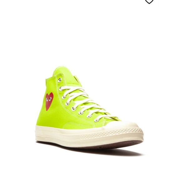 Converse
x Comme des Garçons Chuck 70 Hi AC "Bright Green" sneakers - Picture 3 of 9